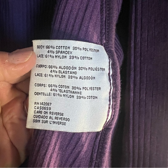 SIMPLY NOELLE Victorian Corduroy Lace Duster Coat | Large - Picture 11 of 15